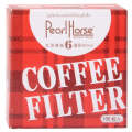 100 PCS Round Coffee Filter Paper, Diameter 60mm(White)