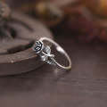 Women Vintage Rose Simple Engagement Ring Jewelry Fashion Jewelry, Ring Size:10