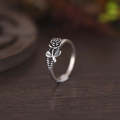 Women Vintage Rose Simple Engagement Ring Jewelry Fashion Jewelry, Ring Size:10