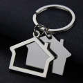 2 PCS Creative House Keychain Cottage Small Gift Pendant