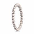 Women Fashion Charms Beads Ring Jewelry, Metal Color:925 silver(50mm)