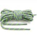 2 Pairs Round High Density Weaving Shoe Laces Outdoor Hiking Slip Rope Sneakers Boot Shoelace, Le...