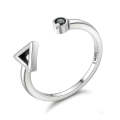 Geometric Movement Open Ring S925 Sterling Silver Ring