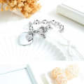 OPK 1012 Love Bracelet  Hand Jewelry Ladies Bracelet, Color:Steel Color