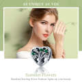 925 Sterling Silver Tree Of Life Heart Shape Clear Beads Women Bracelets Jewelry Accessories