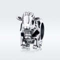 925 Sterling Silver Cute  Cow DIY Animal Beaded Bracelet Accessory
