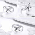 S925 Sterling Silver Butterfly Ring
