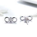 Women Simple Sterling Silver Stud Earrings