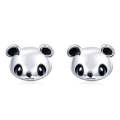 Panda S925 Sterling Silver Earrings Temperament Female Earrings