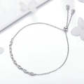 Simple Beauty S925 Sterling Silver Inlaid Zircon Bracelet