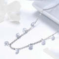 S925 Sterling Silver Platinum Plated Necklace