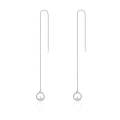 Valentine Day Gift Simple S925 Sterling Silver Stud Earrings
