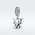 S925 Sterling Silver Animal Elephant Pendant DIY Bracelet Accessories