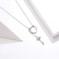 Simple Heart-shaped Female Necklace S925 Sterling Silver Necklace