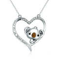 Cute Koala S925 Sterling Silver Lady Necklace