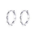Simple Earrings Platinum-plated Earrings Sterling Silver S925 Earrings Ear Buckles