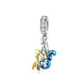 S925 Sterling Silver Mermaid Charm DIY Bracelet Accessories