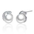 Pearl Earrings Jewelry S925 Sterling Silver Earrings