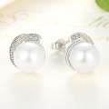 Pearl Earrings Jewelry S925 Sterling Silver Earrings