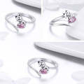 S925 Sterling Silver Cute Cat  Ring