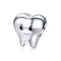 S925 Sterling Silver Cute Tooth Charm Handmade DIY Beaded Accessories