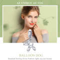 S925 Sterling Silver Cute Balloon Dog Charm DIY Bracelet Accessory, Style:Bead