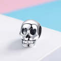 S925 Sterling Silver White Surprise Skull Bead DIY Bracelet Accessory