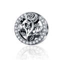 Buy S925 Sterling Silver Rose Flower Beaded DIY Bracelet Accessories