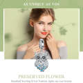 S925 Sterling Silver Blue Zircon Movable Owl Pendant DIY Bracelet Accessories, Style:Pendant
