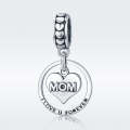 Mothers Day Gift S925 Sterling Silver Tribute To Mothers Love Beads DIY Bracelet Accessories, Sty...