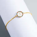 English Letter Bracelet Couple Girlfriends DIY Bracelet Men Women Micro Inlaid Zircon Rainbow Bra...