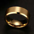 2 PCS Men Ring , Ring Size:13(Gold)