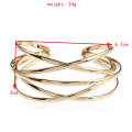 Cuff Bangles For Women Girls Fashion Bangles Bracelets(Gold)