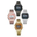 Unisex Sports Watches LED Digital Waterproof Quartz WristWatch(Gold)