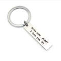 10 PCS C1010 Drive Safe Stainless Steel Tag Keychain 10x40mm(Aunt)