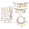 TZ-05 63 In 1 Colorful Crystal Cartoon DIY Jewelry Children Bracelet(Color Suit)