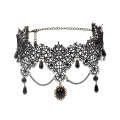 Fringe Lace Gothic Lolita Vintage Necklace,Style: 1533