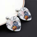 Halloween Acrylic Earrings Personality Festive Jewelry, Style: E000173 Love