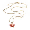 Christmas Necklace Accessories Gift Starfish Pendant Jewelry(000819YS)