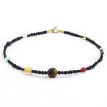 Universe Galaxy Eight Planets Guardian Necklace Stone Bead Bracelet(Scattered Models 9120-AA1005)