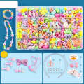 Beaded Educational Toys DIY Jewelry Material Set For Children 24 Grids Makato Pudding+M  Package