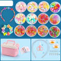 Beaded Educational Toys DIY Jewelry Material Set For Children 12 Cups of Macao Crystal