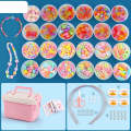 Beaded Educational Toys DIY Jewelry Material Set For Children 24 Cups of Macao Crystal