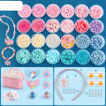 Beaded Educational Toys DIY Jewelry Material Set For Children 24 Cups of  Ice Pink Dreams