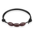 10 PCS Basketball Baseball Adjustable Braided Wire Bracelet(12)