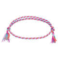 1010-89 Four-strand Colorful Braided Rope Adjustable Bracelet(27)