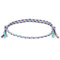 1010-89 Four-strand Colorful Braided Rope Adjustable Bracelet(17)
