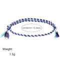 1010-89 Four-strand Colorful Braided Rope Adjustable Bracelet(14)