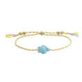 Colorful Braided Cord Adjustable Turtle Bracelet(6)