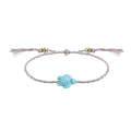 Colorful Braided Cord Adjustable Turtle Bracelet(10)